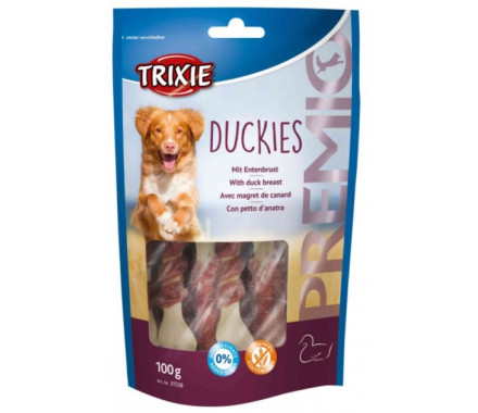 Trixie Ласощі для собак Premio Duckies Качка з кальцієм 100 г