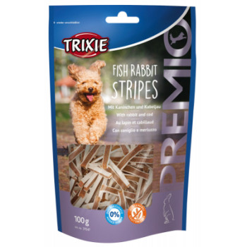 Trixie Ласощі для собак Premio Fish Rabbit Stripes Риба та кролик 100 г