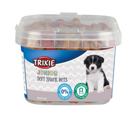 Trixie Лакомства для собак Junior Soft Snack Bones Косточки с кальцием ведро 140 г