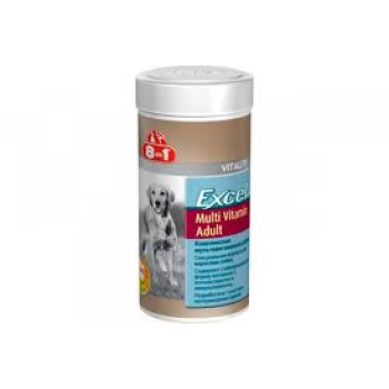 8in1 Excel Multi Vitamin Adult Витамины для взрослых собак 70 шт 180 г
