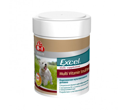 8in1 Excel Multi Vitamin Small Breed Витамины для собак мелких пород 70 шт 110 г