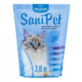 Природа Sani Pet Наполнитель силикагелевый 3,8 л