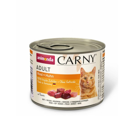 Animonda Carny Adult Консервы для котов с говядиной и курицей 200 г