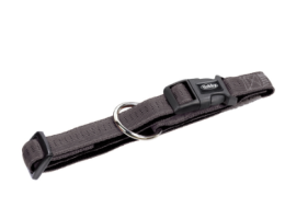 Nobby Ошейник для собак Soft Grip M-L 2,5×40‑55 см серый