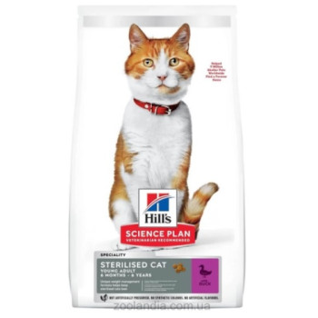 Hill’s SP Сухий корм для котів Adult Sterilised Cat Качка 10 кг