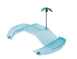 Ferplast Бассейн для черепах Tortugas пластик 47x36x15,5 см