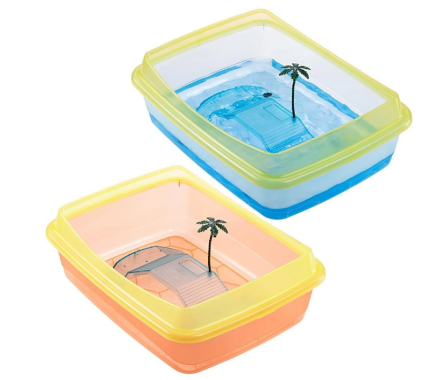 Ferplast Бассейн для черепах Tortugas пластик 47x36x15,5 см