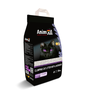 AnimAll Наполнитель бентонитовый Лаванда 5 кг