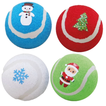 Nobby toy for dogs xmas Christmas ball tennis 6.5 cm