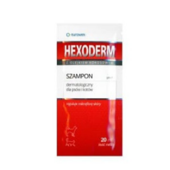 Eurowet Hexoderm Шампунь дерматологический для кошек и собак 20 мл