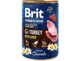 Brit Premium Консерва для собак Індичка та печінка 400 г