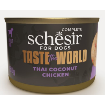 Schesir Taste the World Консерва для собак Курица по-тайски 150 г