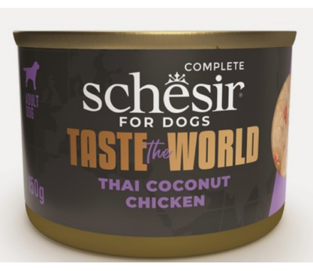 Schesir Taste the World Консерва для собак Курица по-тайски 150 г