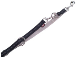 Nobby Поводок-перестежка для собак Soft Grip M-L 2х200 см черный