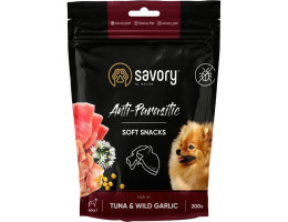 Savory Ласощі для собак Тунець та дикий часник 200 г