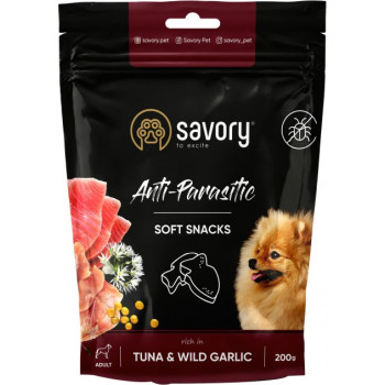 Savory Лакомства для собак Тунец и дикий чеснок 200 г