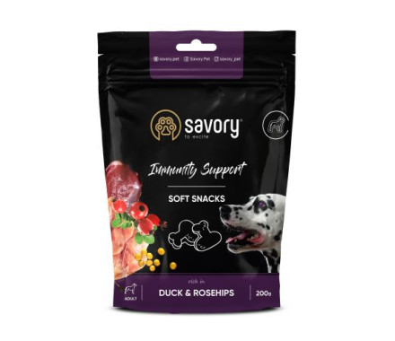 Savory Лакомства для собак Утка и шиповник 200 г
