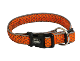 Nobby Нашийник для собак Mesh Air XS-S 2х25-35 см помаранчевий