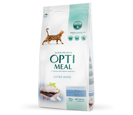Optimeal Сухой корм для котов Треска 10 кг