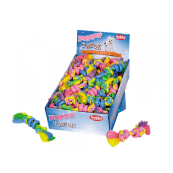 Nobby toy for dogs Tychutic with 2 rings and knots 16 cm