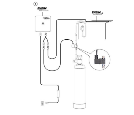 Eheim Електроклапан CO2 magnetic valve powerLED+ 24в