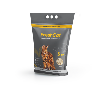 Fresh Cat Наполнитель бентонитовый L 5 кг
