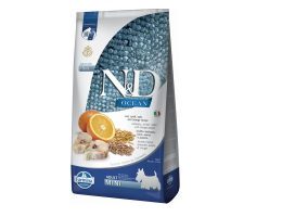 Farmina N&D Low Grain Ocean Adult Mini Сухий корм для собак Тріска 7 кг