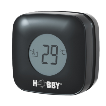 Hobby Скребок для акваріума магнітний з термометром Clean Mag Thermo 5,5x5,5 см