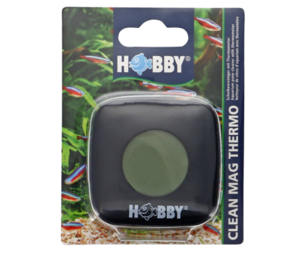 Hobby Магнитный скребок с термометром Clean Mag Thermo 5,5x5,5 см