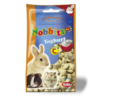 Nobby StarSnack Nobbits Дропси для гризунів Йогурт 75 г