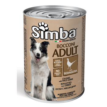 Monge Консерва для собак Simba Дичина 1230 г