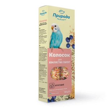 Природа Колосок для попугаев Фруктовый 140 г