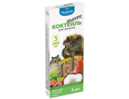 Природа Колосок Коктейль для грызунов фрукты орехи кокос 90 г