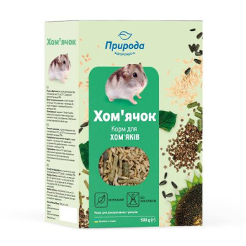 Природа Корм для грызунов Хомячок 500 г