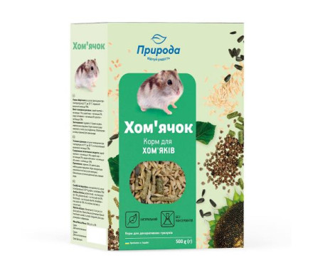 Природа Корм для грызунов Хомячок 500 г