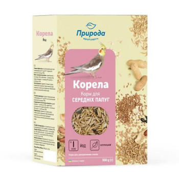 Природа Корм для птиц Корелла Йод 500 г