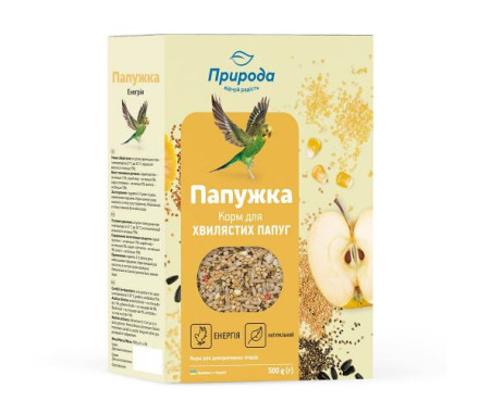 Природа Корм для птиц Попугай Энергия 500 г
