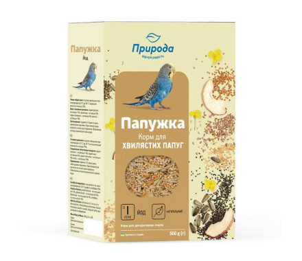 Природа Корм для птиц Попугай Йод 500 г