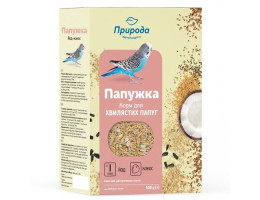 Природа Корм для птахів Папужка Йод + Кокос 500 г