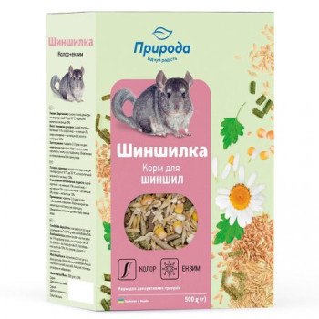 Природа Корм для грызунов Шиншилка Энзим 500 г