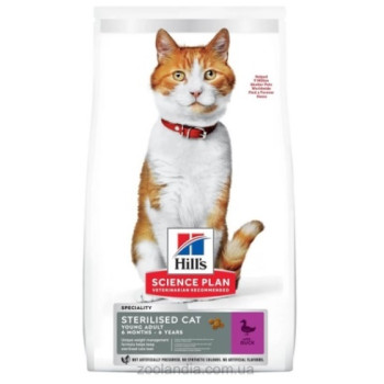 Hill’s SP Сухий корм для котів Adult Sterilised Cat Качка 3 кг