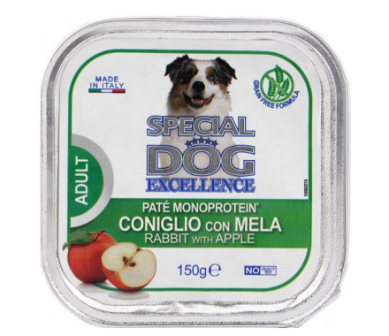 Monge Влажный корм для собак SDE Dog Fruit Кролик с яблоками 150 г
