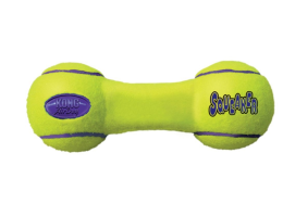 Kong Airdog Squueaker Dumbbell toy for Dumbbell Dogs with Swarf
