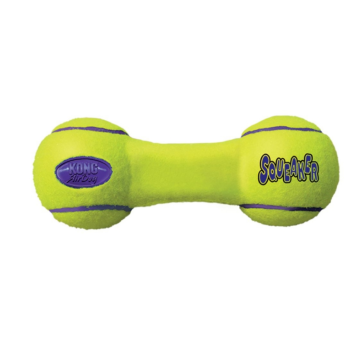 Kong Airdog Squueaker Dumbbell toy for Dumbbell Dogs with Swarf