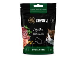 Savory Ласощі для котів Digestion Качка та Чебрець 50 г