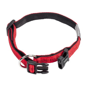 Nobby Ошейник для собак Soft Grip M-L 2,5×40‑55 см красный