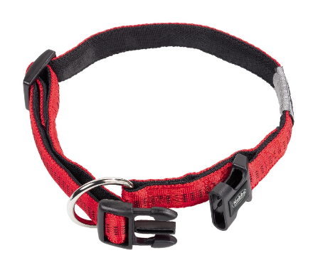Nobby Ошейник для собак Soft Grip M-L 2,5×40‑55 см красный