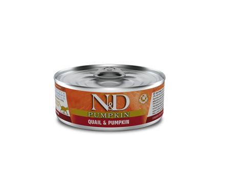 Farmina N&D Prime Grain Free Adult Консерва для котов Перепелка с тыквой 70 г