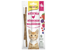 GimCat Лакомства для котов Палочки Duo-Sticks Курица и лесные ягоды 3х5 г
