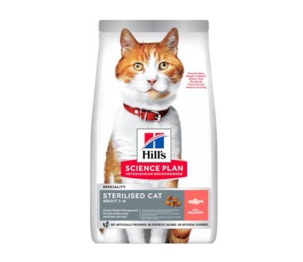 Hill's SP Сухий корм для котів Adult Sterilised Лосось 300 г
